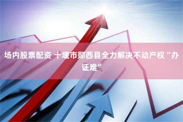 场内股票配资 十堰市郧西县全力解决不动产权“办证难”
